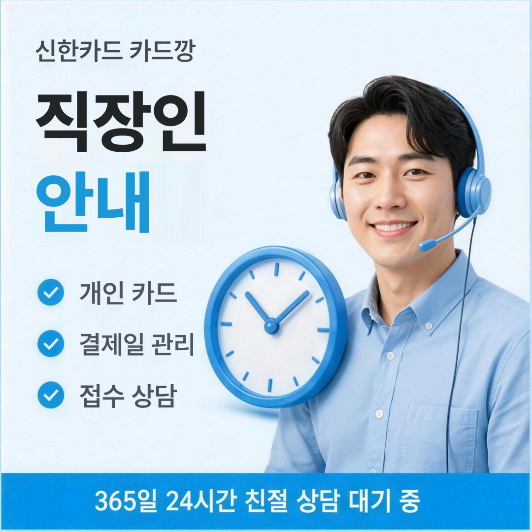 다음머니 신한카드 카드깡 직장인 대상 안내 안내 배너 이미지
